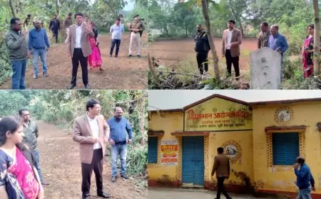 Jamshedpur Visit: उपायुक्त ने बोड़ाम के लायलम पंचायत में विकास कार्यों का लिया जायजा