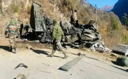 Poonch Accident: ऑपरेशनल ड्यूटी के दौरान पुंछ में दुर्घटना में 5 भारतीय जवान शहीद, 3 घायल बचाव अभियान जारी