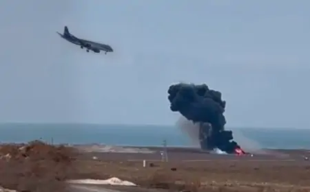 Baku Plane Crash: Azerbaijan Airlines का विमान Aktau में दुर्घटनाग्रस्त, 62 यात्रियों में से 42 की मौत, क्या था वजह?