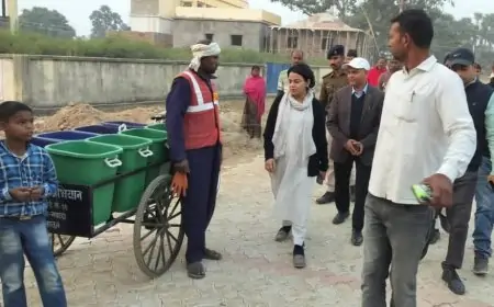 Nawada Inspection: हिसुआ प्रखंड में उप विकास आयुक्त का दौरा, देखी योजनाओं की प्रगति