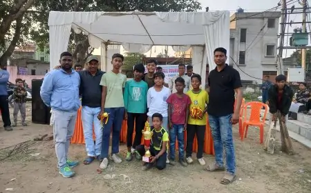 Youth Cricket Tournament: जमशेदपुर के बारीडीह बस्ती में अंडर-14 प्लास्टिक क्रिकेट टूर्नामेंट का धमाकेदार आयोजन