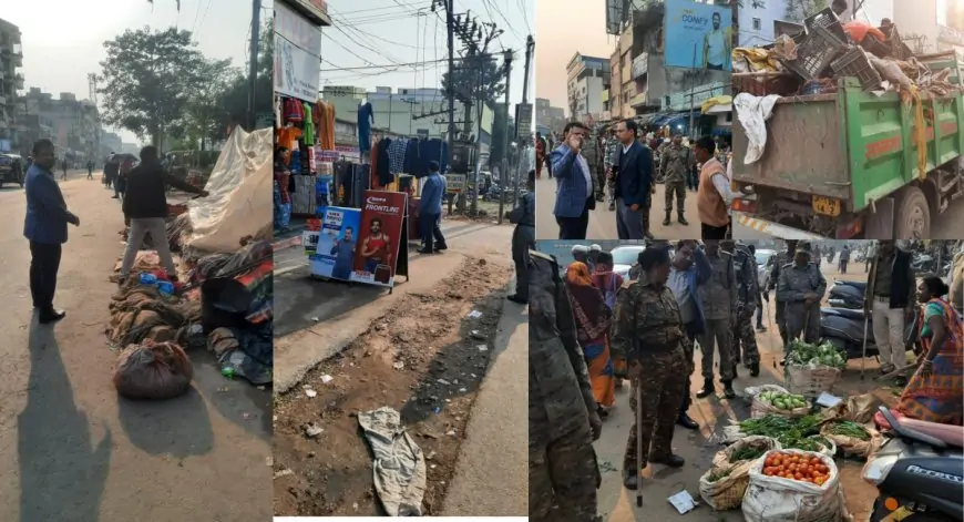 Jamshedpur encroachment : अतिक्रमण हटाओ अभियान से ट्रैफिक व्यवस्था को मिलेगा नया आयाम