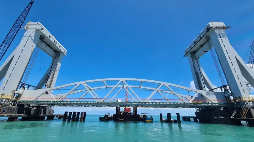 Rameswaram Pamban Bridge: नया पंबन ब्रिज बना देश का पहला वर्टिकल लिफ्ट सी ब्रिज, जानें इसकी खासियतें