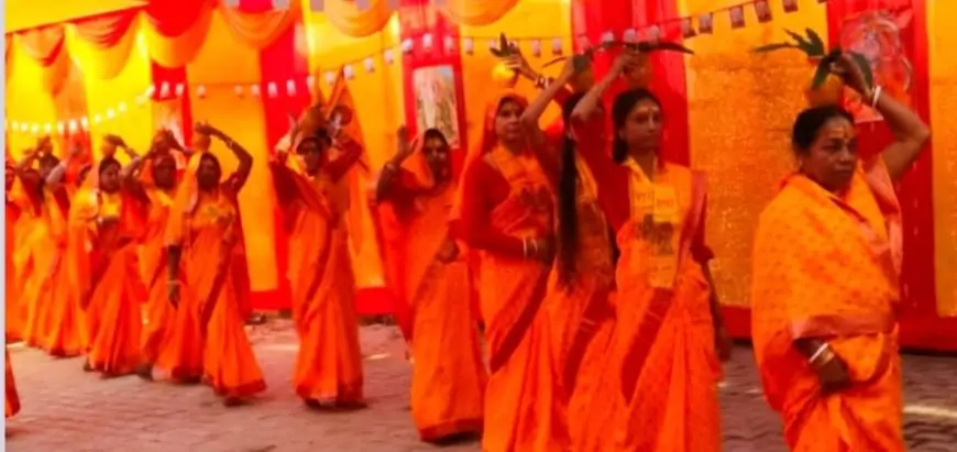 Gamharia Event: भागवत गीता पाठ की शुरुआत, कलश यात्रा ने किया धमाल!