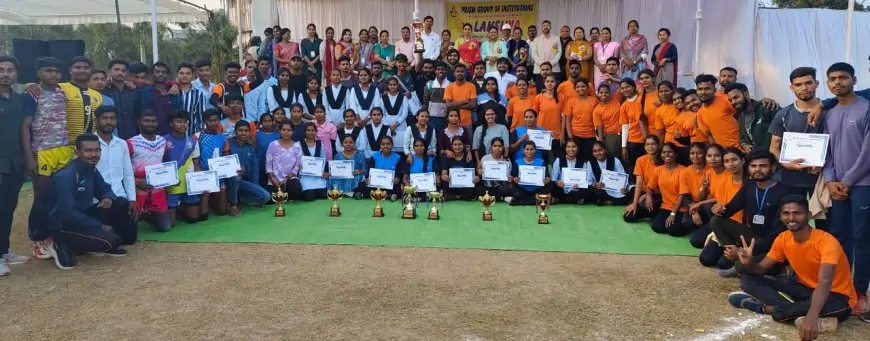 Mahakakhurd Lakshya-2024 Sports Competition : Mahakakhurd में हुआ शानदार 'लक्ष्य 2024', कॉलेजों के बीच खेल स्पर्धा का जलवा