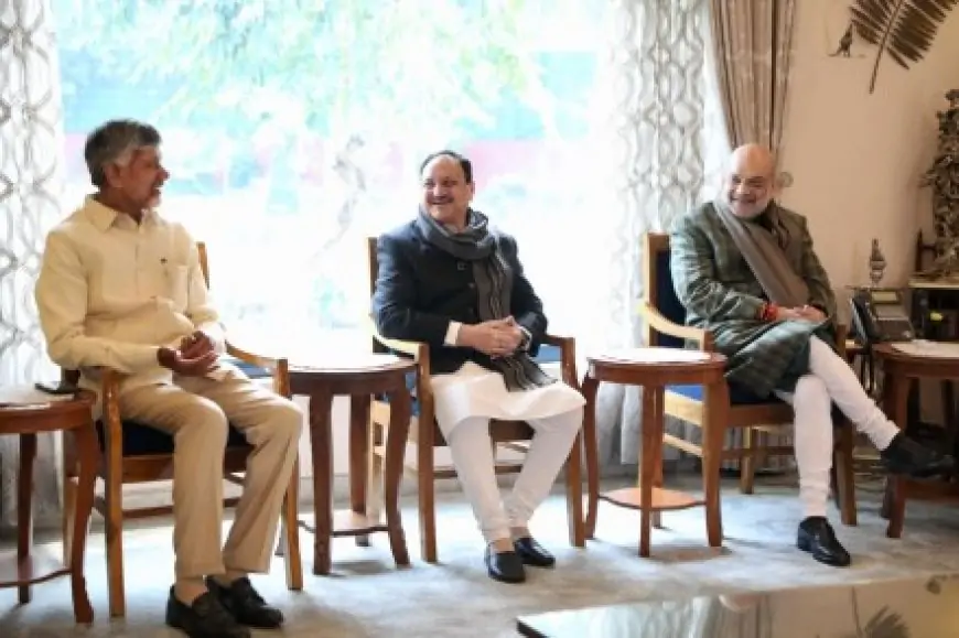 NDA Leaders Meeting: एनडीए नेताओं ने भाजपा के राष्ट्रीय अध्यक्ष जेपी नड्डा के आवास पर की बैठक और चुनावी रणनीतियों पर चर्चा