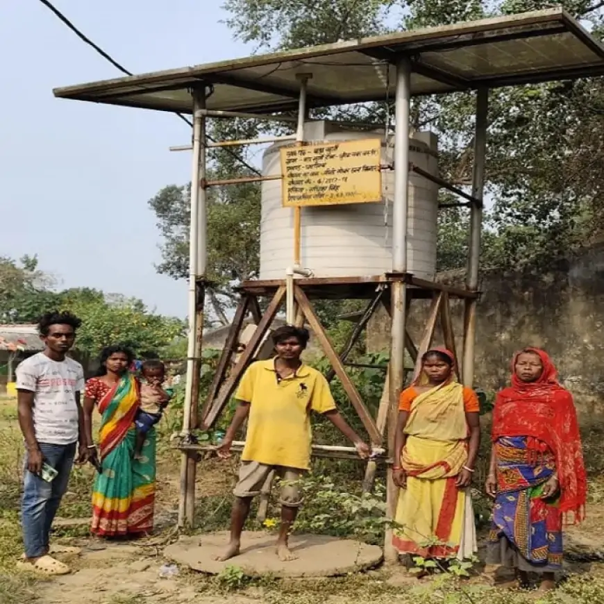 Ghatsila Water Crisis: सोलर जलमीनार खराब, सबर बस्ती में पानी के लिए मचा हाहाकार