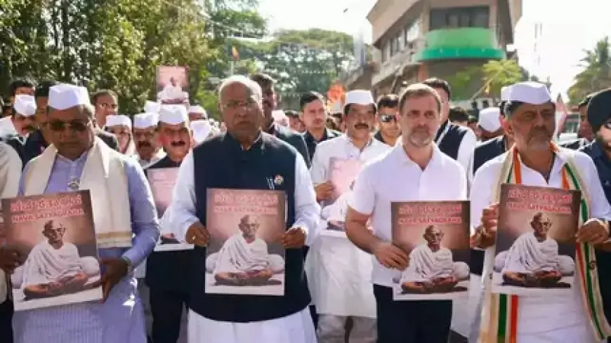 Karnataka Meeting: बेलगावी में कांग्रेस की 'नव सत्याग्रह' बैठक, 2025 चुनावों की रणनीति पर मंथन