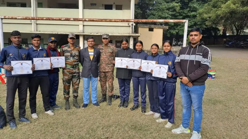 NCC Training Camp Sant Nandlal School : संत नंदलाल स्मृति विद्या मंदिर के एनसीसी कैडेट्स ने संयुक्त वार्षिक शिविर में जीते पदक