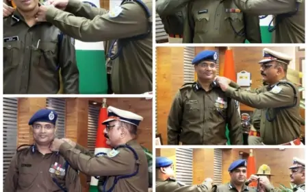 Ranchi News: झारखंड पुलिस में बड़ा बदलाव, नव प्रोन्नत पुलिस अधिकारियों को बैच लगाकर किया गया सम्मानित
