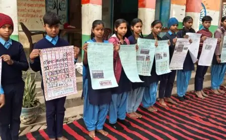 New Year school events: नवादा विद्यालय में नए साल का अनोखा जश्न, बच्चों ने किया सामाजिक कुरीतियों पर नाट्य प्रदर्शन