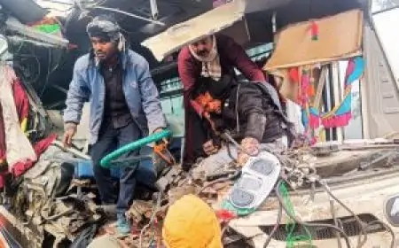 Palamu Accident: घने कोहरे में बस-ट्रक की टक्कर, 3 की मौत, दर्जनों घायल