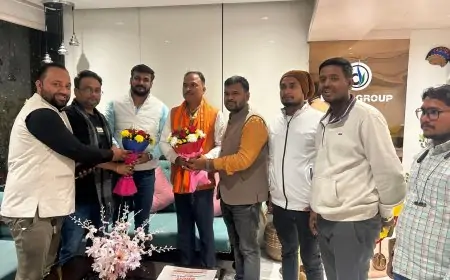 Jamshedpur Visit: भाजपा युवा मोर्चा अध्यक्ष शशांक राज का भव्य स्वागत, संगठन अभियान की बड़ी योजना का खुलासा