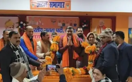 Nawada BJP District President : अनिल मेहता दूसरी बार बने, मंत्री जनक राम ने किया शानदार कार्यकाल की सराहना!