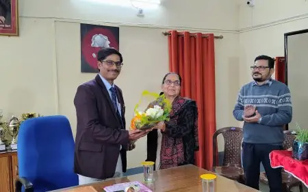 TPS DAV Public School: टीपीएस डीएवी पब्लिक स्कूल में नए प्राचार्य ने किया योगदान, बच्चों के लिए नई दिशा