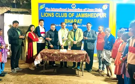 Jamshedpur Lions Club ने मनाया मेल्विन जोन्स का जन्मदिन, समाज सेवा के प्रति समर्पण का लिया संकल्प