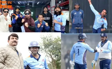 Gurugram Practice Bhojpuri Dabang CCL: भोजपुरी दबंग्स ने CCL 2025 जीतने के लिए शुरू की जबरदस्त तैयारी