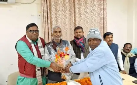 JDU Leader Visit: नवादा में जदयू उपाध्यक्ष रविंद्र सिंह का भव्य स्वागत, 2025 विधानसभा चुनाव में 225 सीट जीतने का रखा लक्ष्य!