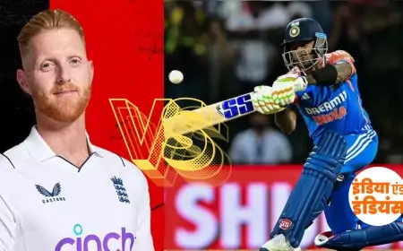 IND VS ENG T 20 SERIES 2025:  कल से शुरू होगी इंग्लैंड के खिलाफ 5 टी 20 मैचों की सीरीज, देखिए पूरा शेड्यूल