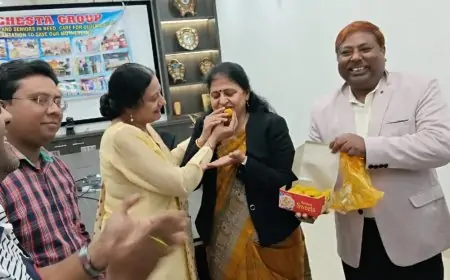 Jamshedpur Gulmohur School :  गुलमोहर स्कूल की प्रधानाचार्य को श्री श्री अवार्ड से सम्मानित!