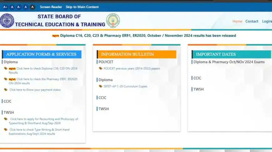 AP SBTET Results 2025: जानिए कैसे करें अपने डिप्लोमा परिणाम चेक और डाउनलोड!