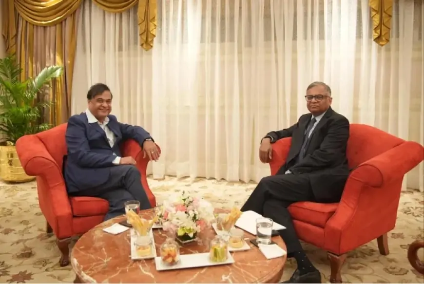 TATA Sons and assam CM Meet: असम का निवेशकों को आकर्षित करने का बड़ा कदम, चंद्रशेखरन को दिया आमंत्रण!