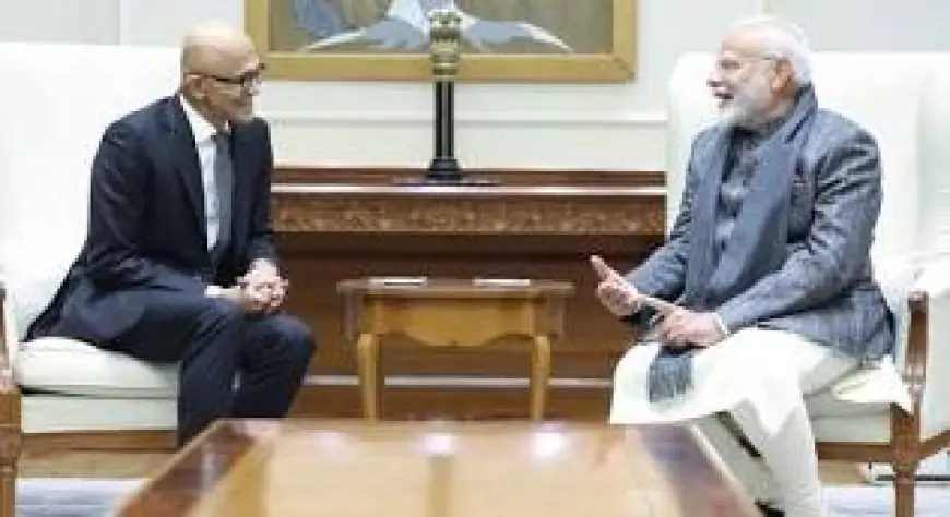 PM Meeting  : PM मोदी और सत्य नडेला की बड़ी मुलाकात, जानिए क्यों खास रही ये बैठक