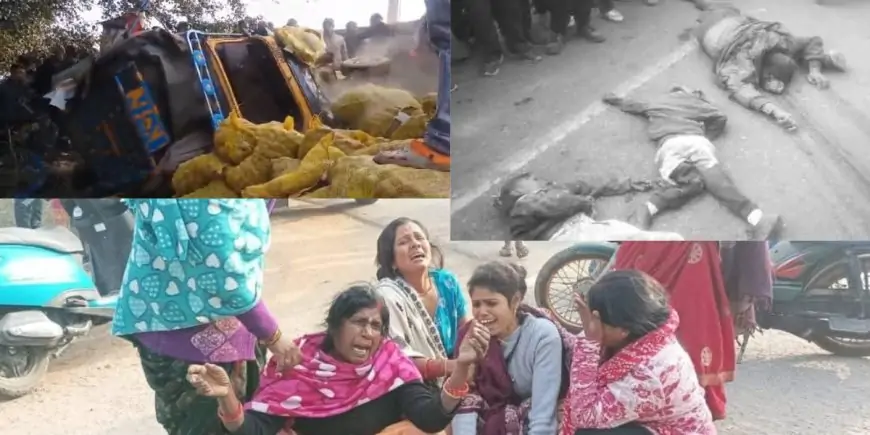 Gola Ramgarh School Accident : स्कूली बच्चों से भरे ऑटो पर पलटा ट्रक, 5 की मौत, 6 घायल!