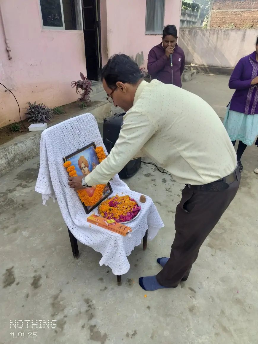 Potka Celebration: स्वामी विवेकानंद की 162वीं जयंती, युवा पीढ़ी को दिया संघर्ष और समर्पण का संदेश