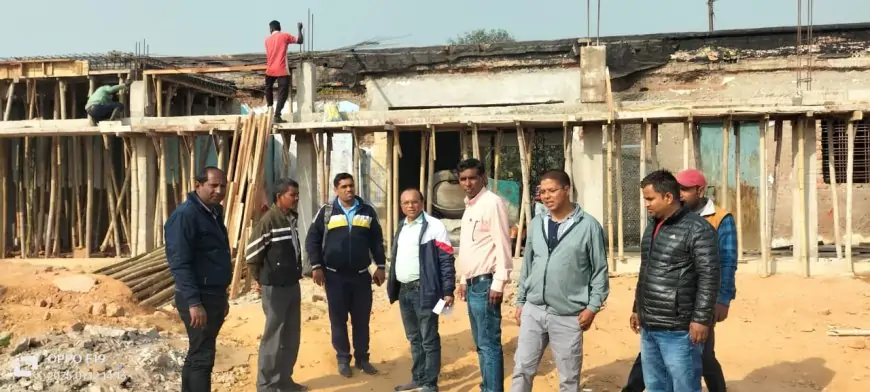 OBC Railway Employee Union: ओबीसी रेलवे कर्मचारी संघ का निरीक्षण, निर्माण में हो रही देरी पर जताई चिंता