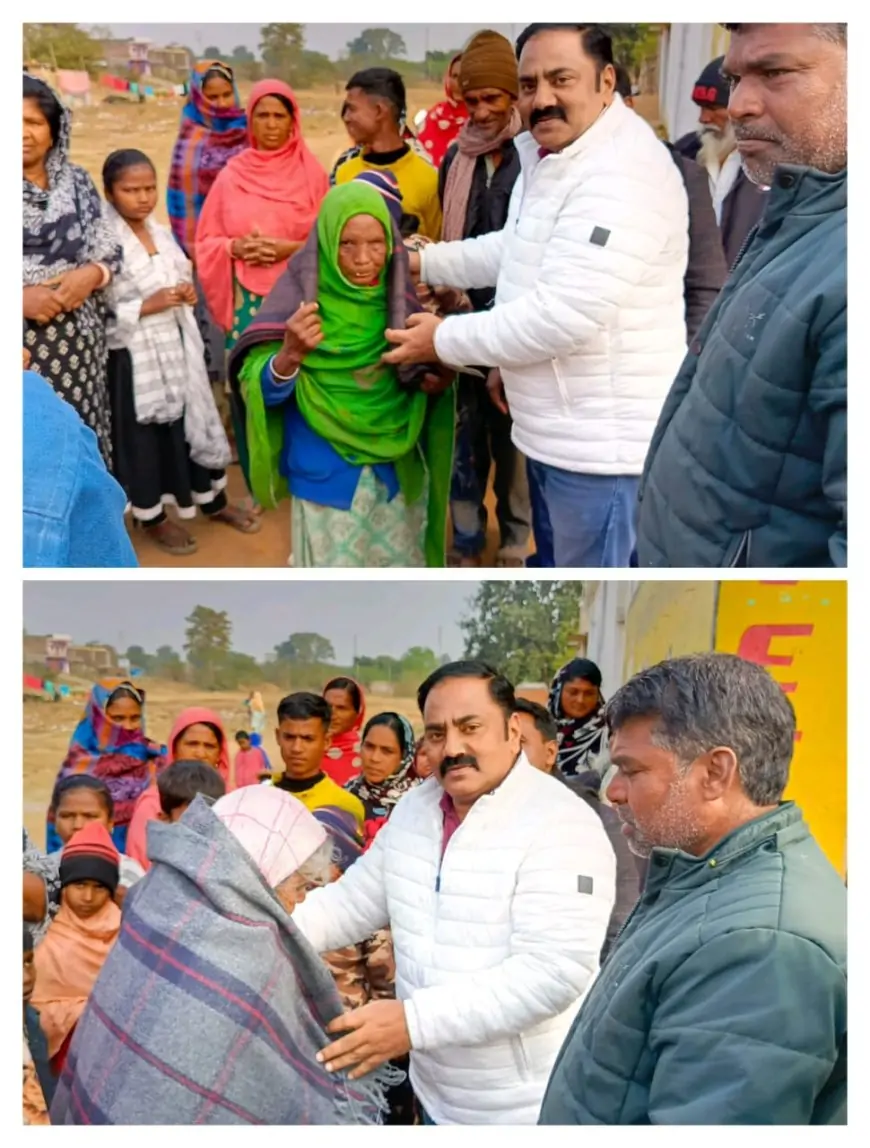 Ranchi Blanket Distribution : आदिल अजीम ने किया कंबल वितरण, ठंड से राहत पहुंचाने की दी मिसाल!