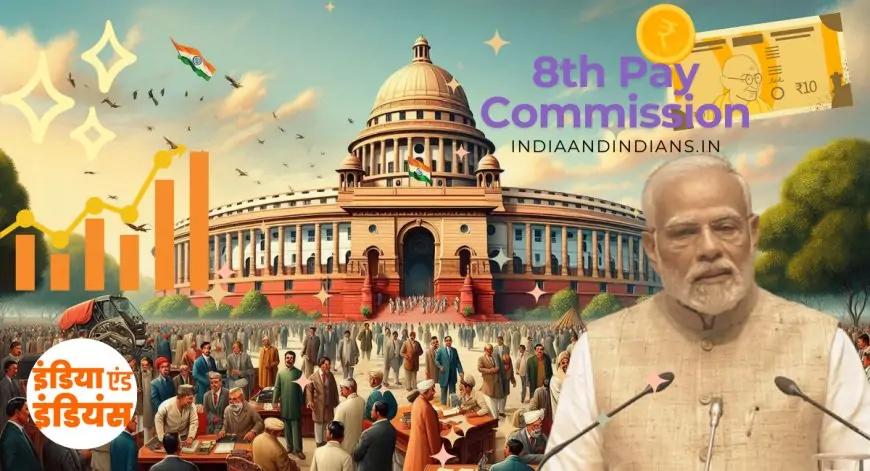 8th Pay Commission : 8 वें वेतन आयोग को केंद्र सरकार की मिली मंजूरी, जनवरी 2026 से होगा लागू 