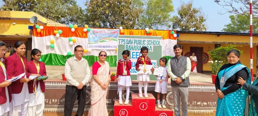 Republic Day Cum Sports Day : तारापद सारंगी डीएवी पब्लिक स्कूल बहरागोड़ा: गणतंत्र दिवस पर प्रदर्शनी और ईईडीपी खेल दिवस ने किया सबको मंत्रमुग्ध