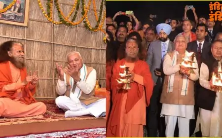 Mahakumbh news : राज्यपाल आरिफ मोहम्मद खान ने संगम में लगाई डुबकी, आज राजस्थान के सीएम विधायकों के साथ करेंगे स्नान