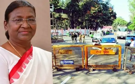 Jharkhand Visit of President: झारखंड दौरे पर राष्ट्रपति द्रौपदी मुर्मू, रांची में ट्रैफिक रूट्स में बड़ा बदलाव, एयरपोर्ट और परीक्षार्थियों के लिए जारी हुई खास गाइडलाइन्स