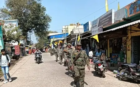 Jamshedpur Rural Shab-e-Barat : गालूडीह में सुरक्षा बढ़ी, पुलिस का फ्लैग मार्च, सौहार्दपूर्ण माहौल में पर्व मनाने की अपील!