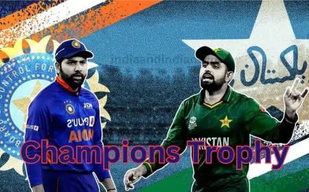Indiavs Pakistan Champions Trophy : भारत-पाकिस्तान महामुकाबला! क्या टीम इंडिया चैंपियंस ट्रॉफी 2025 में पाक को फिर हराएगी?