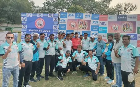 Jamshedpur Final Showdown: मीडिया कप क्रिकेट 2025 का खिताबी टकराव तय, कौन बनेगा चैंपियन?