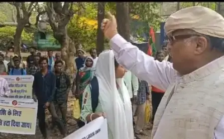 Jamshedpur Protest – सिलिकोसिस पीड़ितों का हाहाकार! मुआवजे के लिए सड़क पर उतरे सैकड़ों ग्रामीण