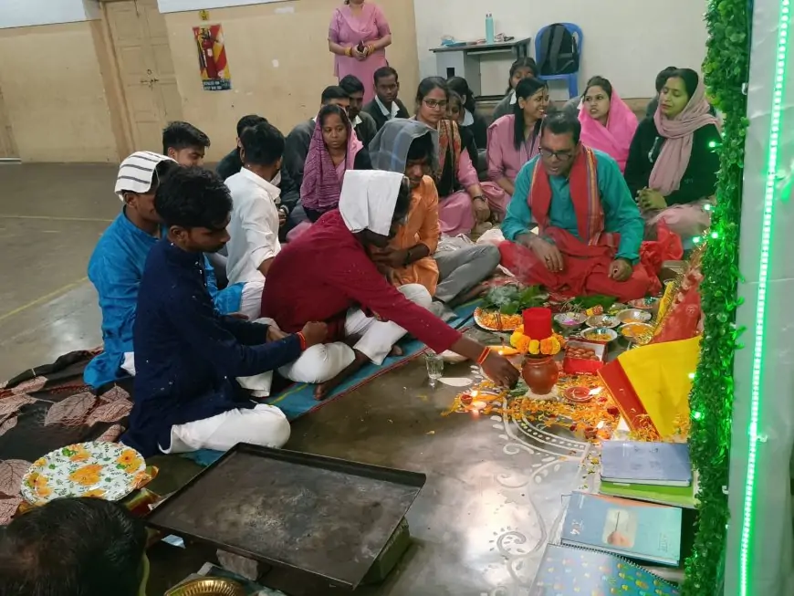 Golmuri Saraswati Puja: एनटीटीएफ के आरडी टाटा तकनीकी संस्थान में धूमधाम से मनाई गई बसंत पंचमी की पूजा