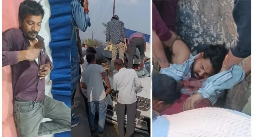 Tata Kandra Highway Accident: स्कॉर्पियो पर गिरा लोहे का पाइप, मंजर देख कांप गई रूह!