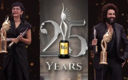 IIFA Awards 2025 Celebration: आइफा अवॉर्ड्स में 'लापता लेडीज' का जलवा, कार्तिक बने बेस्ट एक्टर!