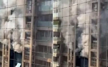 Rajkot Fire: बहुमंजिला बिल्डिंग में भीषण आग! 3 की मौत, कई लोग फंसे, रेस्क्यू ऑपरेशन जारी