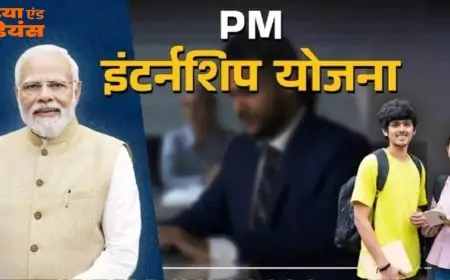 PM Internship Scheme 2025: पीएम इंटर्नशिप स्कीम से युवाओं को मिलेगा सुनहरा मौका, जानें कैसे करें आवेदन!