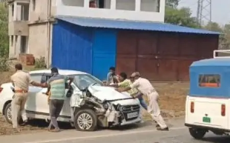 Godda Accident: तेज रफ्तार का कहर! बीएड छात्राओं से भरे ऑटो को टक्कर, 1 की मौत, 5 घायल