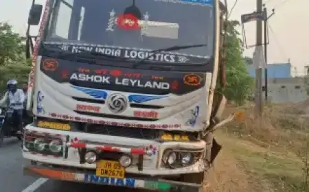 Kandra Accident: ट्रेलर ने मालवाहक को मारी टक्कर, हादसे के बाद ड्राइवर ने किया ये काम!