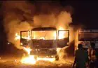 Kandra Fire Accident : अमलगम स्टील कंपनी पार्किंग में खड़े ट्रेलर में लगी आग, केबिन जलकर खाक