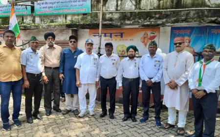 Independence Day 2025 : अखिल भारतीय पूर्व सैनिक सेवा परिषद, जमशेदपुर ने 79वां स्वतंत्रता दिवस धूमधाम से मनाया