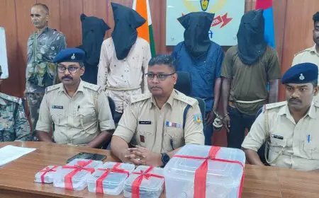 Khunti Naxal : पीएलएफआई उग्रवादी ओझा पहान उर्फ बादल तीन सहयोगियों संग गिरफ्तार, पुलिस को बड़ी सफलता