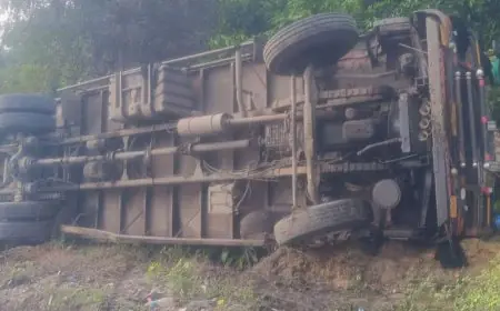 chauparan Accident: हजारीबाग में तीन ट्रक पलटे, जीटी रोड पर 7 KM लंबा जाम